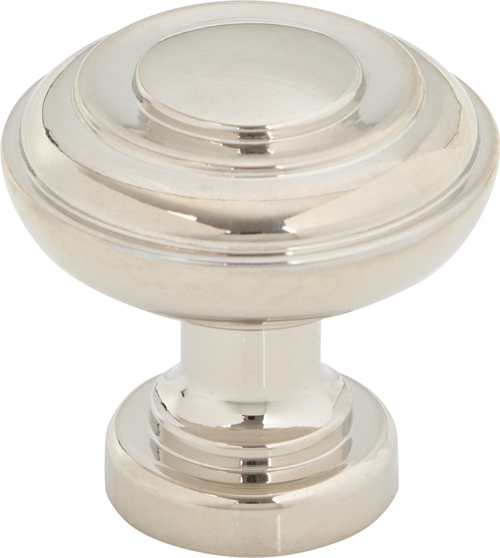 Regent's Park Ulster Knob 1 1/4 Inch Polished Nickel TK3070PN