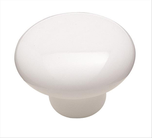 Everyday Heritage 1-1/2'' diam White Cabinet Knob 217WHT