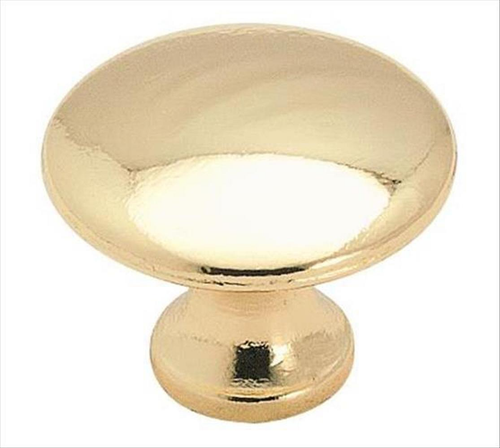 Everyday Heritage 1-3/16'' diam Polished Brass Cabinet Knob 255PB