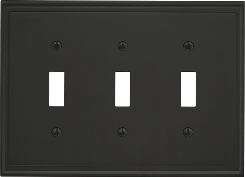 Mulholland 3 Toggle Wall Plate BP36516