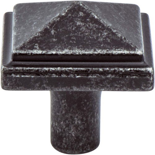 Rhapsody Weathered Iron Pyramid Knob 3050-1LWI-P