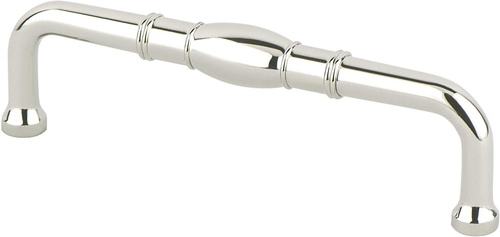 Designers Group Ten 4'' CC Polished Nickel Forte Pull 4147-1014-P