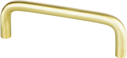 Advantage Wire Pulls 3 1/2'' CC Satin Brass Steel Pull 6162-2SB-P