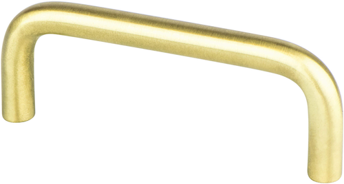 Advantage Wire Pulls 3'' CC Satin Brass Steel Pull 6163-2SB-P