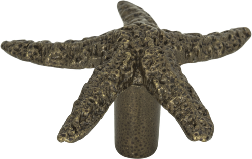 Nautical/Ocean Starfish Knob 2'' Burnished Bronze 142-BB