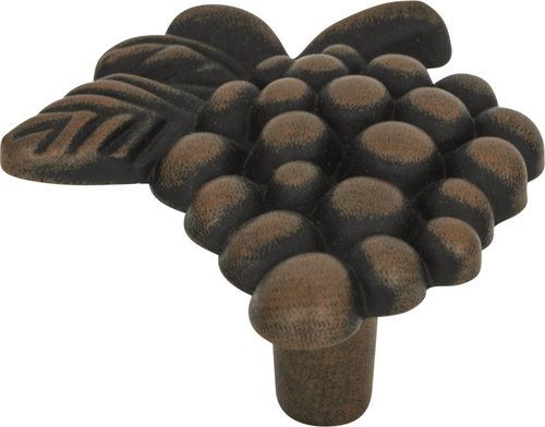 Nature Vineyard Grapes Knob 2'' Rust 2173-R