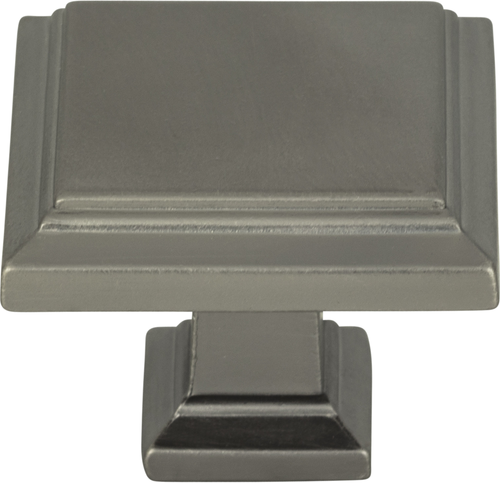 Sutton Place Square Knob 1 1/4'' Slate 289-SL