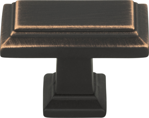 Sutton Place Rectangle Knob 1 7/16'' Venetian Bronze 290-VB