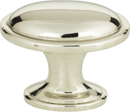Austen Oval Knob 1 5/16'' Polished Nickel 316-PN