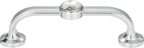 Crystal Legacy Bracelet Pull 3'' cc Polished Chrome 344-CH