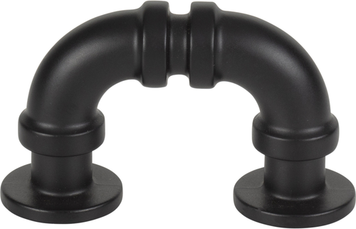 Steam Punk Finger Pull 1 5/16'' cc Matte Black 366-BL