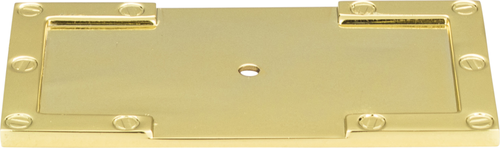 Campaign L-Bracket Backplate 3 11/16'' Polished Brass 378-PB