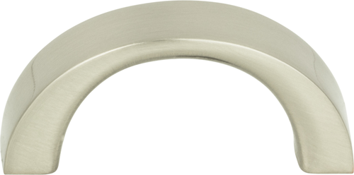 Tableau Curved Pull 1 7/16'' cc Brushed Nickel 396-BN