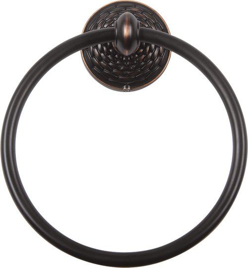 Mandalay Bath Towel Ring Venetian Bronze MANTR-VB