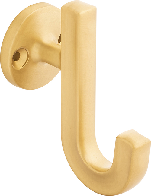Woodward Collection Hook 1-1/8'' cc Brushed Golden Brass Finish H077888BGB