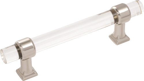 Crystal Palace Collection Pull 3-3/4'' cc Crysacrylic with Polished Nickel Finish H079518-CA14