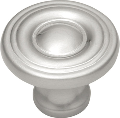 Conquest Collection Knob 1-3/16'' Diameter Satin Nickel Finish P14402-SN