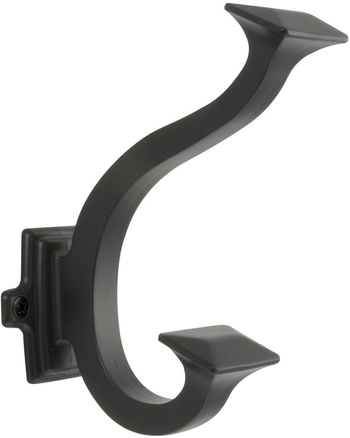 Bungalow Collection Signature Hook 1-1/2'' cc Matte Black Finish P2155-MB