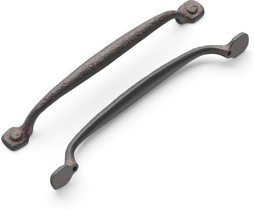 Refined Rustic Collection Pull 7-9/16'' cc Rustic Iron Finish P2996-RI