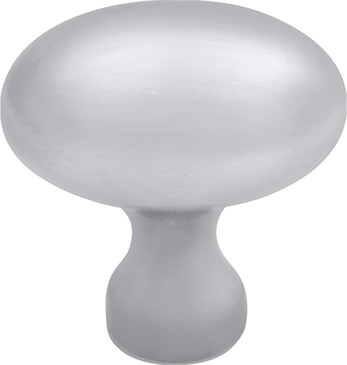 Williamsburg Collection Knob 1-3/8'' x 15/16'' Satin Nickel Finish P3058-SN