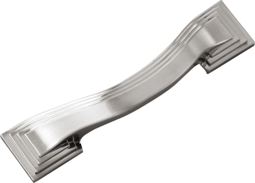 Deco Collection Pull 3-1/2'' cc Satin Nickel Finish P3100-SN