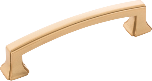 Bridges Collection Pull 3-3/4'' cc Brushed Golden Brass Finish P3232-BGB