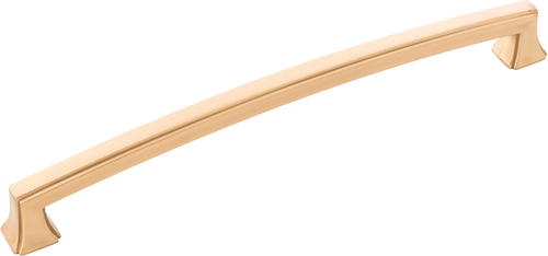 Bridges Collection Pull 8-13/16'' cc Brushed Golden Brass Finish P3237-BGB