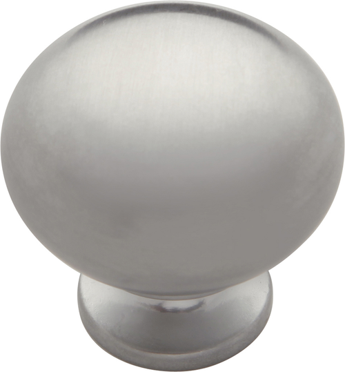 Value Knobs Collection Knob 1-1/4'' Diameter Satin Chrome Finish P6091-26D