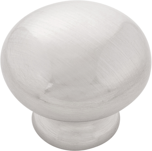 Cottage Collection Knob 1-1/8'' Diameter Satin Nickel Finish P770-SN