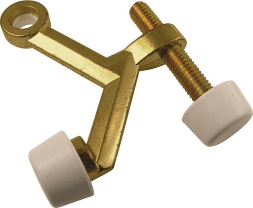 Door Stops Collection Hinge Pin Door Stop Brass 1-7/8'' x 5/8'' Polished Brass Finish PBH3013-PB