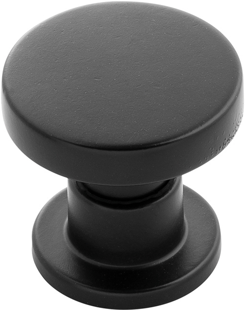 Urbane Collection Knob 1-1/4'' diam Matte Black Finish B077944MB