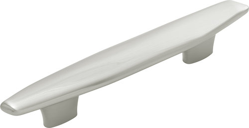 Pebble Collection Pull 3-3/4'' & 5-1/16'' (128mm) cc Satin Nickel Finish B079714-SN