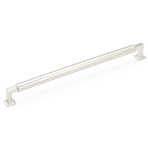 Haniburton Appliance Pull, Polished Nickel, 18'' cc 483-PN