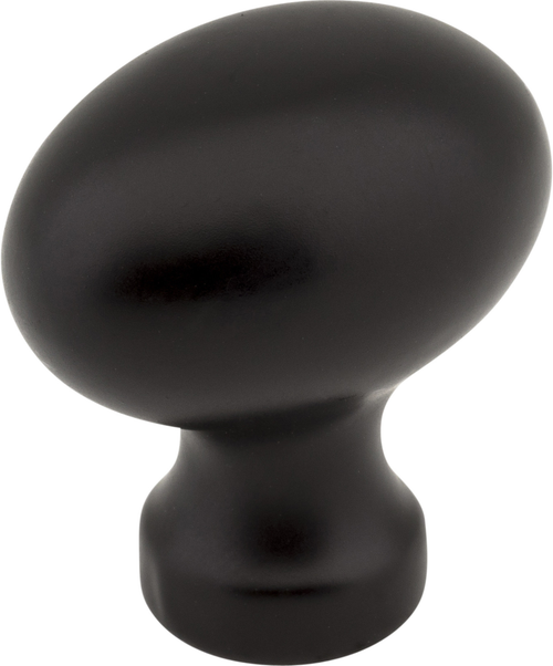 Bordeaux 1-3/16'' Length Oval Knob 3990-BLK