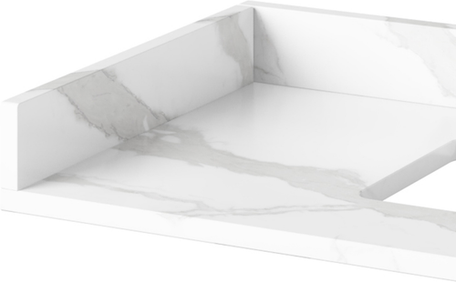 Vanity Top Collection Calacatta Vienna Quartz Sidesplash SSPLASH21CQ