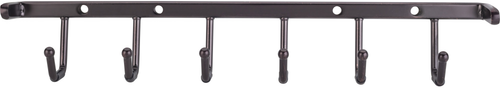 Tie, Belt, & Pant Organizers Brushed Oil Rubbed Bronze Screw-Mount Belt Rack 296B-DBAC