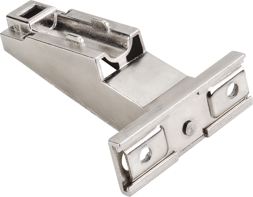 Plates - 600 Series Heavy Duty 9 mm Non-Cam Adj Zinc Die Cast Wrap-Around Plate for 700, 725, 900 and 1750 Series Euro Hinges 600.3458.65