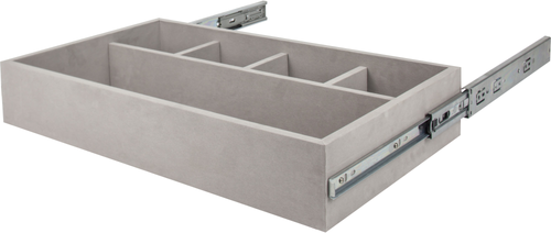 Jewelry Trays Grey Felt 5-Compartment Jewelry Organizer Drawer JD1-24-GR