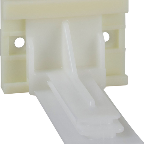 UMS - Brackets Adjustable Plastic Rear Bracket for USE-Series Undermount Drawer Slides with 8 mm Dowels USE-ADJ5