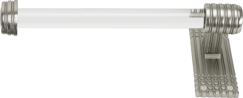 Wilton 8'' Hand Towel Left, Acrylic Handle, Satin Nickel Finish 2111SN