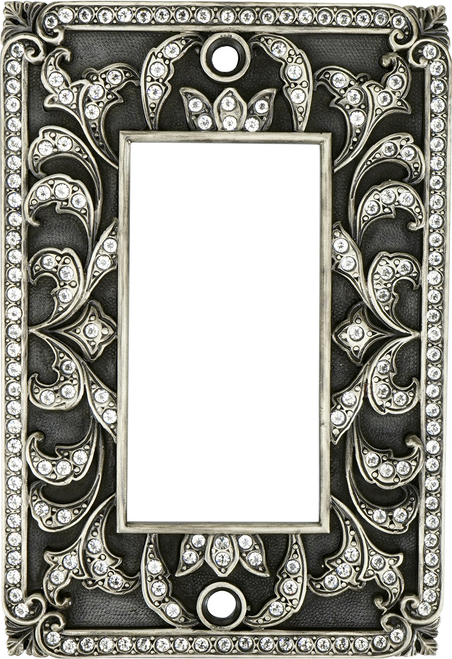 Switch Plates Single Gfi Switch Cover, Clear Crystal 9573MS Switch Plates Single Gfi Switch Cover, Clear Crystal 9573MS