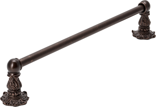 Acanthus 16'' cc towel bar Renaissance style with 5/8'' smooth center 1638-22