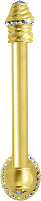 Caché II vertical tissue bar large escutcheon with Swarovski Aurore Boreale Crystals 1880-8AB