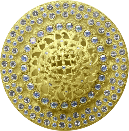 Juliane Grace II Small hook with 142 Swarovski Clear & Aurore Boreale Crystals 4268-8CAB