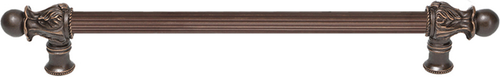 Acanthus 12'' cc with 5/8'' reeded center long pull Romanesque style 5552R-22