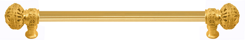 Juliane Grace 22'' cc with 5/8'' reeded center long pull large finial in Gilded Mercury. 5604R-8