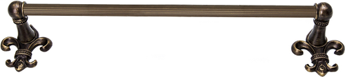 Charlemagne 16'' o.c towel Bar with 5/8'' reeded center 565R-3