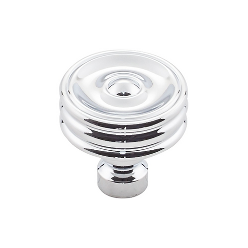 Brixton Ridged Knob 1 1/4 Inch in Polished Chrome TK881PC