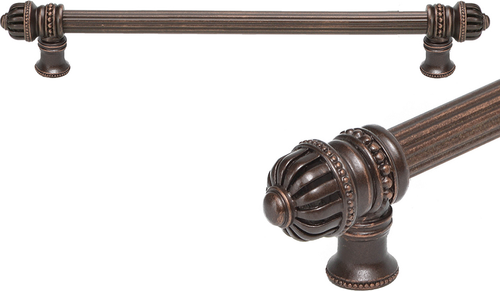 Cricket Cage 12'' cc with 5/8'' reeded center long pull small finial 5682R-22