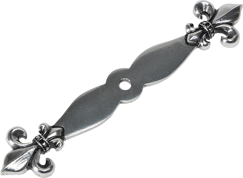 Charlemagne large escutcheon with large Fleur De Lys on ends 583-9